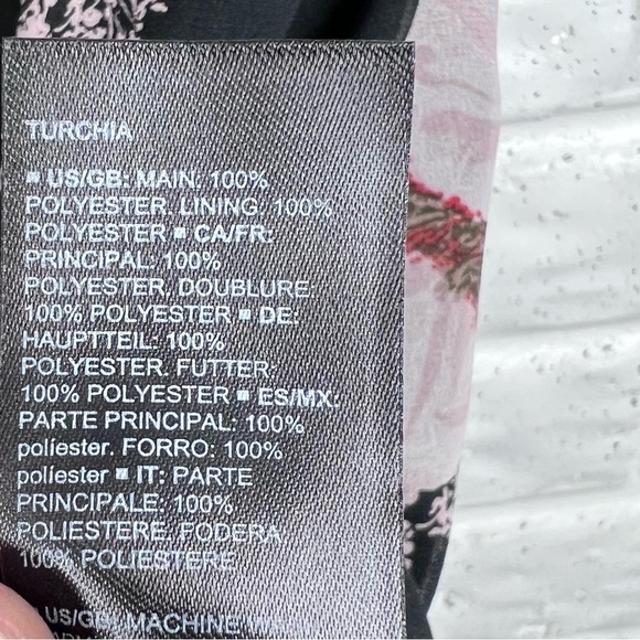 TRUTH & FABLE Floral Dress | Sheer Sleeve Dress - Picture 5 of 10